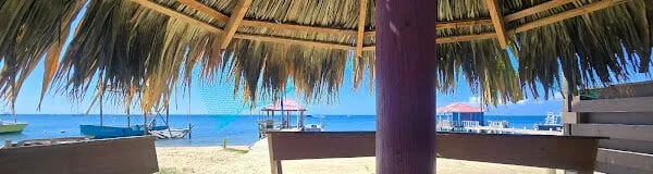 Deco Stop Bar & Grill on the beach at Sea Hunt Divers